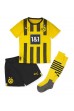 Borussia Dortmund Donyell Malen #21 Babytruitje Thuis tenue Kind 2022-23 Korte Mouw (+ Korte broeken)